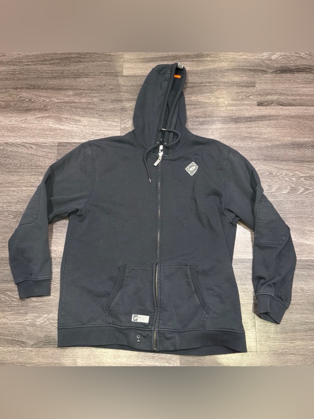 One Industries Full Zip Hoodie Logo Black Men’s XXL